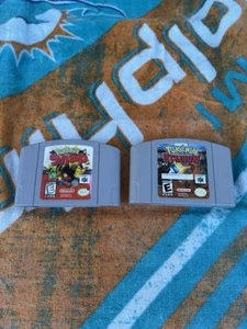 POKEMON STADIUM and POKEMON SNAP N64 Nintendo 64 Authentic Tested LOT BUNDLE - Picture 1 of 4