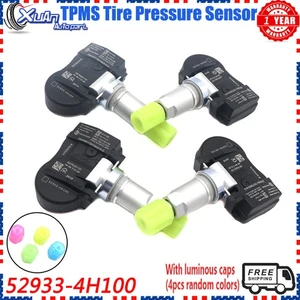 NEW Tire Pressure Monitor Sensors TPMS 52933-4H100 4PCS For Hyundai H-1 Starex - Picture 1 of 24