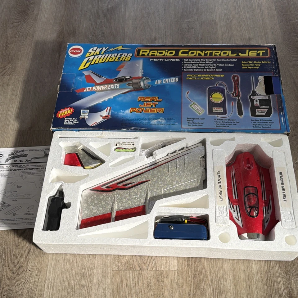 Cox Sky Cruisers Radio Controlled Jet  #5856 New In Box 33” Rare HTF Never Flown - Image 1 of 4