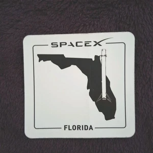 SpaceX Florida Falcon9 Sticker NASA Rocket Booster musk f9 Space X - Picture 1 of 2