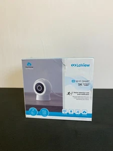 Laview White Wi-Fi Smart 3K Motion Detection Outdoor Surveillance Camera - Picture 1 of 12