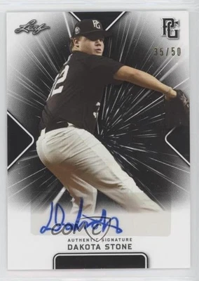 2021 Leaf Perfect Game National Showcase Black /50 Dakota Stone #BA-DS1 Auto - Image 1 of 2