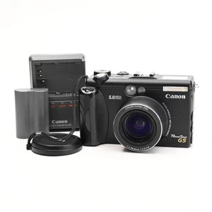 Cámara digital Canon PowerShot G5 5 MP con zoom 4x #928 - Imagen 1 de 9