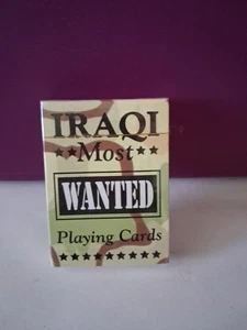 NEW Sealed Iraqi Iraq Most Wanted Bicycle Playing Cards American Made OH Hoyle - Picture 1 of 2