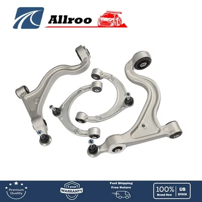 Juego de brazos de control inferiores superiores delanteros para Porsche Panamera 2010 2011 2012 2013 Foto 1 de 4