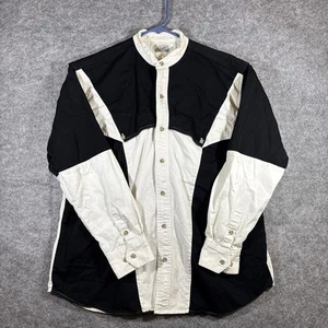 Vintage Express Rider Men’s Western Color Block Cotton Button Up Shirt Size L - Picture 1 of 10