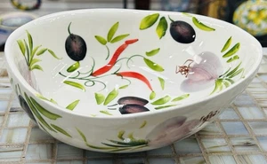 Bassano Ceramics 7,1/2ββ Bowl πΆοΈ π« π§ Made/Painted by hand-Italy - Foto 1 di 5