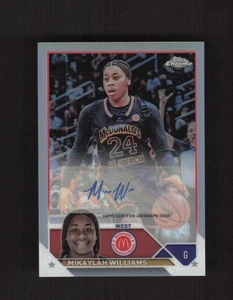 2023 Topps Chrome McDonald's #CA-MW Mikaylah Williams AUTO - Bild 1 von 2