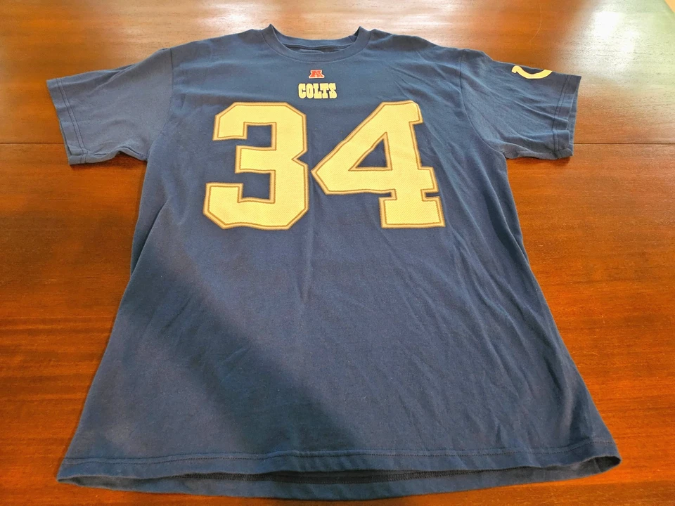 NFL Team Apparel Colts Richardson #34 Blue T-shirt Large - Изображение 1 из 4