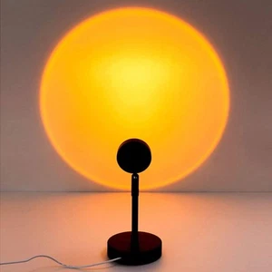 Sunset Projection Lamp,180 Degree Rotation Rainbow Projection Lamp USB Charging - Picture 1 of 12