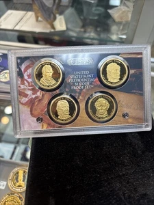 2009 S Presidential Dollar Proof Set 4 Coins No Box Or COA - Picture 1 of 12