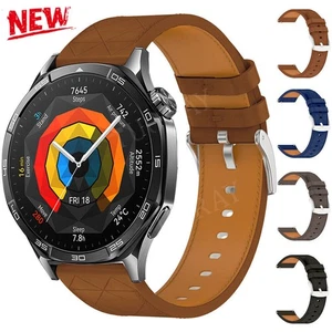 Correa de cuero de 22 mm para Huawei Watch GT 3 Pro 43 mm GT 5 GT 4 GT 3 2 2e 46 mm - Imagen 1 de 26