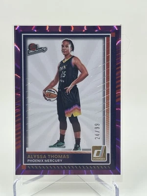 2025 Panini Donruss WNBA Basketball Alyssa Thomas Purple Laser /99 🔥 - Image 1 of 3