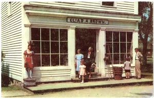 Cartolina Greenfield Village, Waterford General Store, Dearborn Michigan 3,5 x 5,5 - Foto 1 di 2