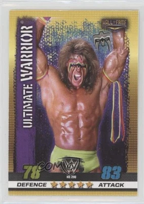 2017 Topps WWE Slam Attax 10th Edition Hall of Fame Ultimate Warrior #290 HOF - Image 1 of 2
