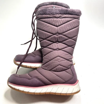 Botas de campo de nieve para mujer LLBEAN, altas aisladas talla 8M vino usadas en excelente estado Foto 1 de 4