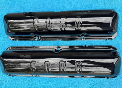 Ford FE 1961-1964 cubiertas de válvula Galaxie Fairlane Thunderbird 390 352 Foto 1 de 4