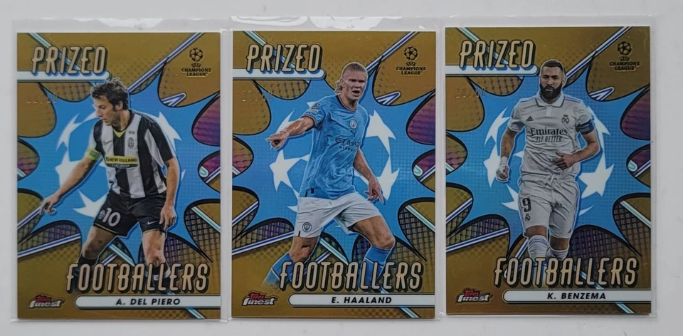 2022-23 Topps Finest UEFA Club Competition Prized Footballers Gold Refractor /50 - Image 1 of 1
