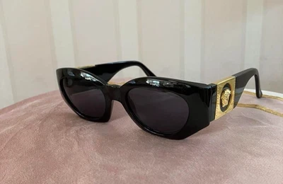 Gafas de sol Versace negras octogonales MOD.420/C COL.852 Foto 1 de 4