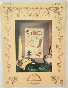 HOMESPUN ELEGANCE PURE SAMPLER PATCHES OF CHRISTMAS CROSS STITCH CHART - NEU - Bild 1 von 3