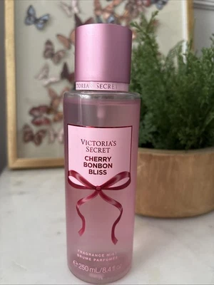 Victoria's Secret Cherry Bonbon Bliss Fragrance Mist Body Spray Pink Winterberry - Image 1 of 3
