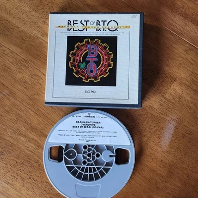 Best of B.T.O. 4 Track 3 3/4 ips Stereo Reel to Reel Tape - Played-Sounds Great Foto 1 de 4