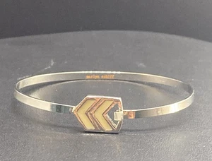 MARLYN SCHIFF Armband Pfeil silberfarben signiert Designer Größe 7 - Bild 1 von 6