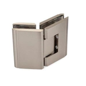 Portals Concerto Standard Duty 135° Glass-Glass Hinge - Brushed Nickel - Picture 1 of 1