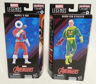 Baron Von Strucker + Orb Marvel Legends Series BUF Puff Adder Avengers Build Foto 1 de 4