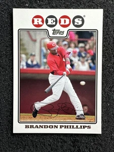 BRANDON PHILLIPS #255 2008 Topps Baseball QTY Cincinnati Reds - Picture 1 of 2