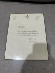 1958 Charles Kocsis MASTERS Invitation Augusta National Golf Club Rare Letter - Picture 1 of 7