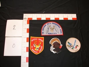 hunting fishing camping hiking collector patch set motorcycle  - Picture 1 of 6