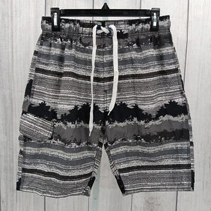 Bañador Kanu Surf para hombre - rayas blancas y negras - mediano AF10 - Imagen 1 de 7