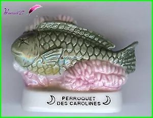 Feve de collection Poisson Fish Edition Atlas "Le Perroquet des Carolines " #E29 - Foto 1 di 1