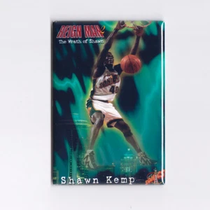 SHAWN KEMP / REIGN MAN 2 - 2" x 3" FRIDGE MAGNET (poster seattle sonics nba) - Picture 1 of 4
