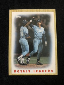 1987 Topps - Team Leaders #256 George Brett