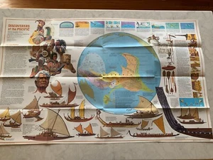 Karte - Entdecker des Pazifiks, von National Geographic, 1974 - Bild 1 von 2