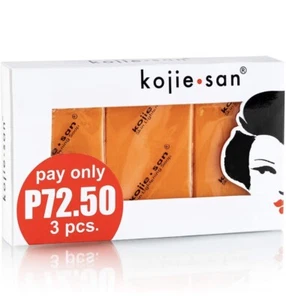 Original Kojie San Facial Beauty Bar-65g, 3 Bars Per Pack-Guaranteed Authentic - Picture 1 of 4