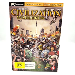 Civilization IV And Warlords Expansion Pack for Windows / PC. SMALL BOX - Picture 1 of 5