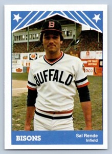 Sal Rende 1983 TCMA Buffalo Bisons