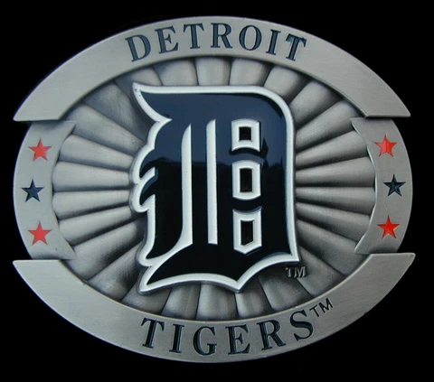 DETROIT TIGERS LARGE SIZE BELT BUCKLE LICENSED NEW Cover