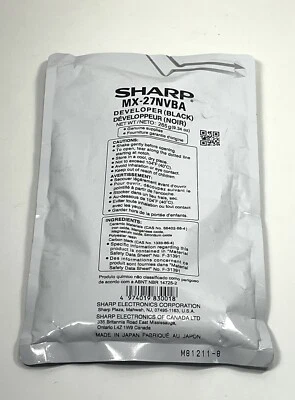 Genuine Sharp Developer MX-27NVBA Black 100K Yield For MX-2300 MX-4500N MX-3500N - Image 1 of 2