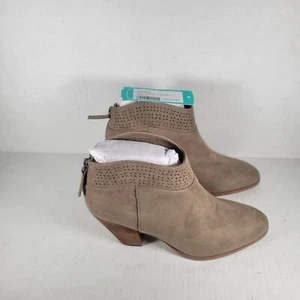 Neu mit Etikett violett & rot Jackson feminine Westernstiefeletten Lazerschnitt Topline taupe Größe 8 - Bild 1 von 7