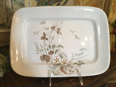 English Alfred Meakin Royal Ironstone China Transferware Platter Antique - Image 1 of 4