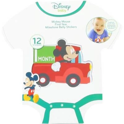 Pegatinas vientre hito primer año de Mickey Mouse de Disney Foto 1 de 2