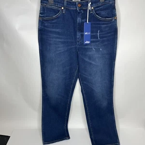 NWT Wrangler Women's Size 30/28 Wild West 603 High Rise Straight Denim Jeans - Picture 1 of 13