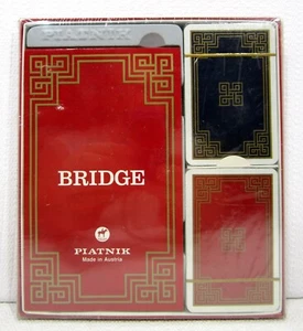 PIATNIK Bridge Card Set – Geometric Design – NEW & SEALED - Picture 1 of 5