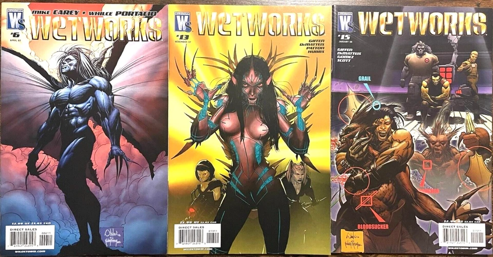 WETWORKS #6 13 15 SET CVR A 2007 DC WILDSTORM VF/NM - Image 1 of 1