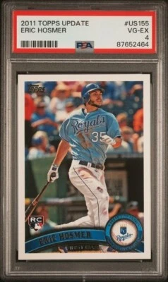 ERIC HOSMER 2011 Topps Update #US155 PSA 4 VG-EX - Image 1 of 2