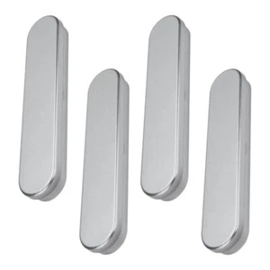 4Pcs Tin Containers with lids Small Pencil Case Metal Pencil Case Single Pen - Picture 1 of 12